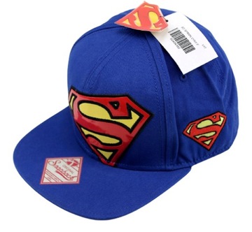 Czapka z daszkiem męska młodzieżowa Superman DC-Comics 55-60cm SNAPBACK