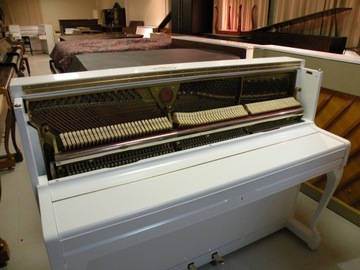 Идеальное пианино SCHIMMEL, белое.