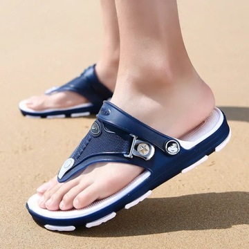 Men's Flip Flops Beach Slippers Sandals Summer Cas