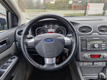 Ford Focus II Focus C-Max 1.8 i 16V 125KM 2008 Ford Focus Lift Sliczny czarny 1.8 benzyna 218 tys km bezwypadkowy z Niemi, zdjęcie 26