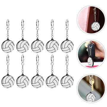 ДЕКОРАТИВНЫЕ БРЕЛКИ МИНИ СПОРТИВНЫЕ МЯЧИ 10 ШТ.