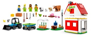 LEGO 60346 ГОРОДСКОЙ САРАТ И СЕЛЬСКИЕ ЖИВОТНЫЕ