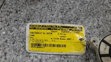 MOTOREK OKNO PRAVÝ ZADNÍ SAAB 93 II