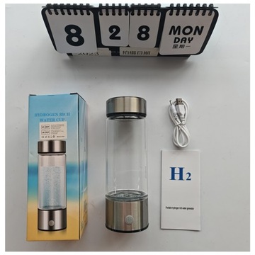 ГЕНЕРАТОР ВОДОРОДНОЙ ВОДЫ ИОНИЗАТОР 420 МЛ АКТИВНЫЙ ВОДОРОД ВОДОРОД