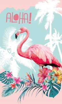 RĘCZNIK ręczniczek 30x50 zawieszka FLAMING aloha