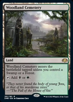 MTG DMR #261 Woodland Cemetery Foil