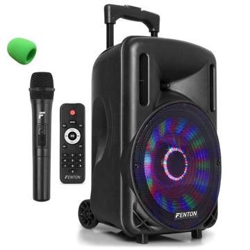 Głośnik Bluetooth AUX USB Karaoke z Mikrofonem Bezprzewodowym Gąbka
