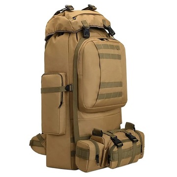 Plecak turystyczny 100L w kolorze khaki