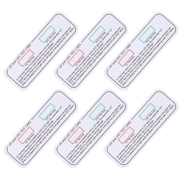 6шт. Легкие тестовые карты. Портативные тестовые карты UVA UVC.
