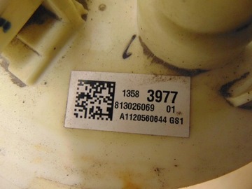 ČERPADLO PALIVA W NÁDRŽ OPEL AMPERA 1.4 13583977