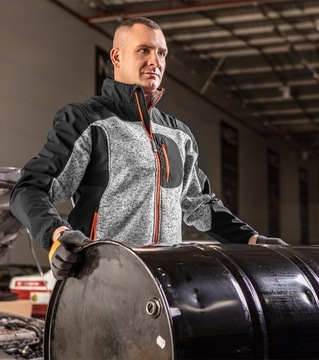 Толстовка из усиленной ткани софтшелл 81-555-XL