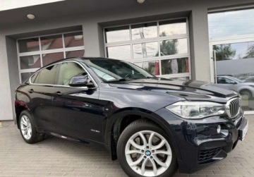 BMW X6 F16 Crossover xDrive50i 450KM 2017 BMW X6 Salon Polska Czujniki Kamera Automat 4.4 Benzyna 450KM