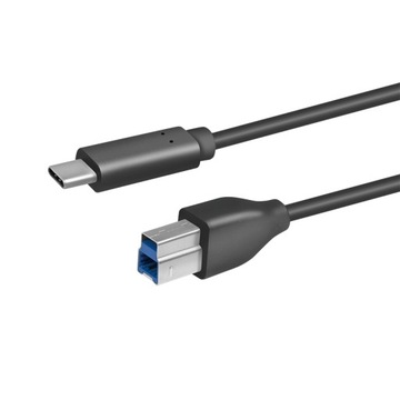 Kabel LogiLink USB-C do USB-B 1m czarny