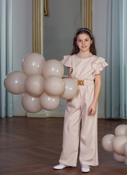 КОМБИНЕЗОН ЛОСОСЬ С ПОЯСОМ АНАГРИ СВАДЕБНОЕ ПРИЧАСТВО