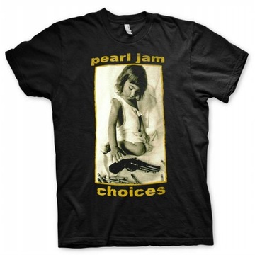 Męska koszulka zespołu rockowego Pearl Jam