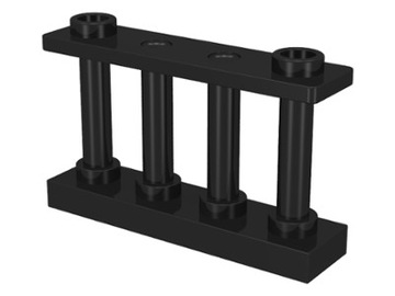Lego 30055 Czarny płotek 1x4x1 4185652 BP545