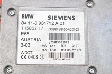МОДУЛЬ ТЕЛЕФОНА КОНТРОЛЛЕРА 6931712 BMW E65 03R