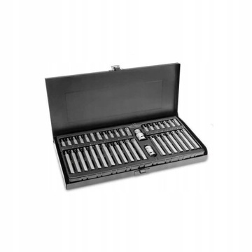 Zestaw bitów Torx, Spline, Hex 40EL. HT1S404