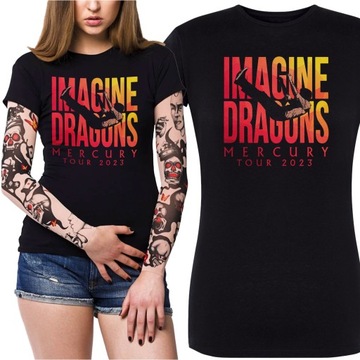 KOSZULKA DAMSKA IMAGINE DRAGONS MERCURY TOUR2 S Y4