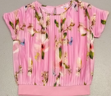HR010722 TED BAKER BLUZECZKA PLISOWANA Roz.9L