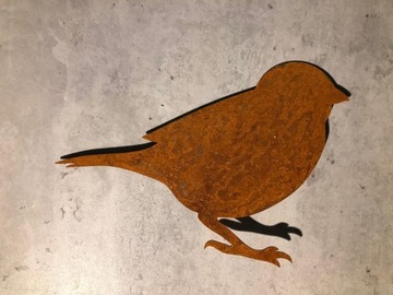 Украшение сада воробьиных птиц Corten Industrial