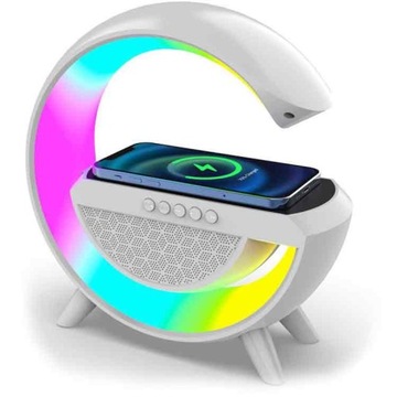 Светодиодная подсветка Зарядное устройство QI Динамик RGB Радио
