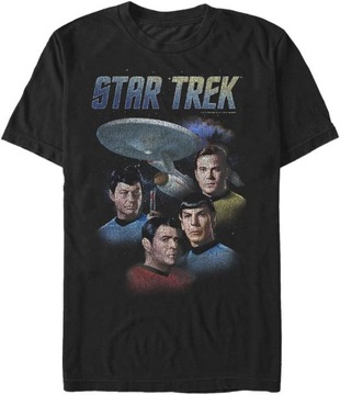 Koszulka Big & Tall Star Original Series Trek Heads Men's Tops Short S