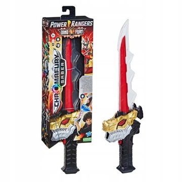 Power Rangers Dino Fury Chromafury Saber +Świeci