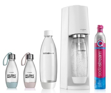 Карбонатор Soda Stream TERRA белый +2 бутылки 0,5л