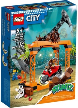 LEGO CITY 60342 WYZWANIE KASKADERSKIE ATAK REKINA