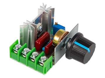 РЕГУЛЯТОР НАПРЯЖЕНИЯ МОЩНОСТИ СКОРОСТИ 2000ВТ 230В НАПРЯЖЕНИЕ ДВИГАТЕЛЯ УНИВЕРСАЛЬНЫЙ