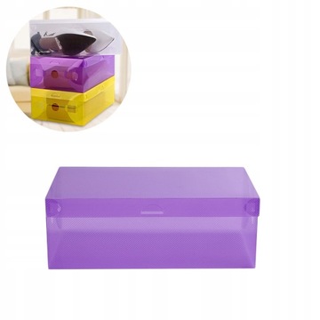 Clear Organizer Box Przezroczyste pudełka na buty