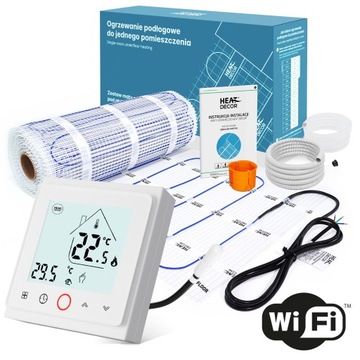 MATA GRZEJNA GRZEWCZA ZESTAW HDmat150/W2WiFi-8.0m²