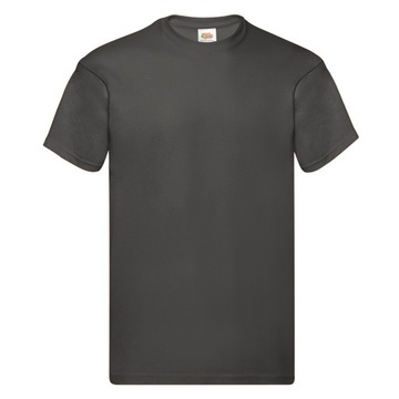 T-SHIRT KOSZULKA FRUIT OF THE LOOM l. graphite M