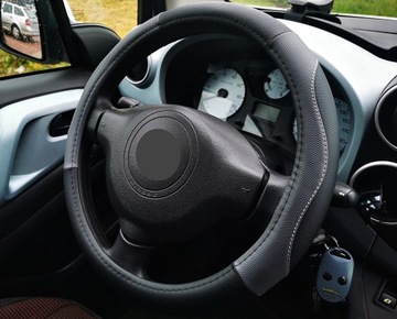 Citroen C1 C2 C3 C4 C5 Berlingo чехол на руль перфорированная кожаEX