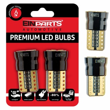 ŻARÓWKI LED 12V DO AUTA W5W 6000K CANBUS ZESTAW