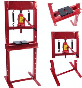 ГИДРАВЛИЧЕСКИЙ ПРЕСС 12 ТОН 12 Т+ ПРИЗМЫ СИЛЬНЫЙ ПРОФИЛЬ