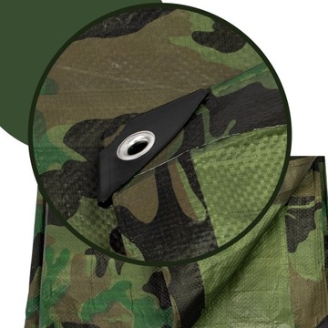 Камуфляжный брезент для выживания в стиле милитари CAMO водонепроницаемый 3x3 м