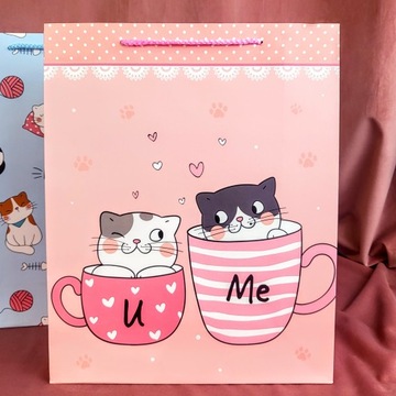 ПОДАРОЧНАЯ СУМКА ДЛЯ КОШЕК, 4 ДИЗАЙНА