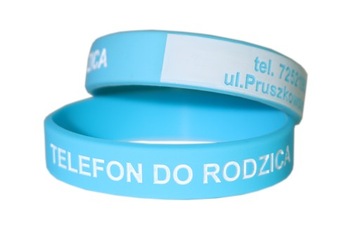 OPASKA DLA DZIECKA DZIECI NUMER TELEFONU RODZICA