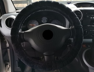 VW Golf Passat Polo Tiguan Touran Up чехол на руль Мех Черный