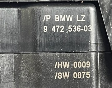 BMW 1 F40 PÁSEK PŘEPÍNAČ KOMBINOVANÝ 9472536 18.02.2020