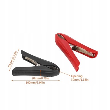 ЗАЖИМ ИЗОЛИРОВАННЫЙ, КРАСНЫЙ, 100А