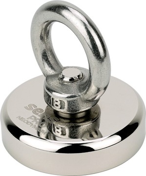 Sensei 80 kg - MAGNES NEODYMOWY Z UCHWYTEM, Ø48 x H12 mm, N52 Mocny Silny