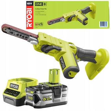 ЛЕНТОЧНО-ШЛИФОВАЛЬНАЯ НАПИЛЬКА RYOBI R18PF +5 Ач