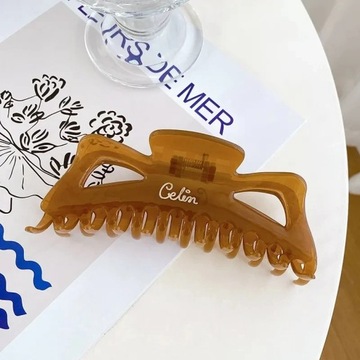 Simple Senior Sense 12.5CM Large Plastic Female Hair Accessories Fashion