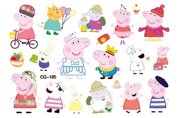 Tatuaże zmywalne dla dzieci ŚWINKA PEPPA CG185