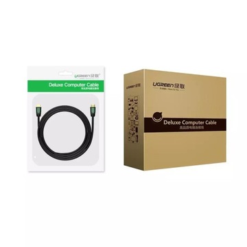 Кабель UGREEN HDMI 2.0, 2 м, 19 контактов, 4K, 60 Гц, 30AWG, черный (10129)