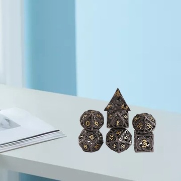 Набор из 7 металлических кубиков Dnd Dnd в футляре