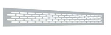 2 x АЛЮМИНИЕВАЯ ВЕНТИЛЯЦИОННАЯ РЕШЕТКА - ЭЛЕКТРОПОЛЮР 60x484